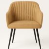 Chaise Corto – Élégance en velours miel | 212Deco